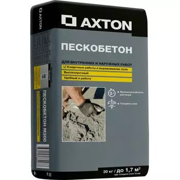 Пескобетон M300 Axton 30 кг