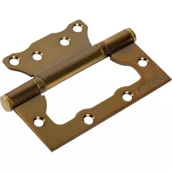 Петля без врезки N100500/2BB-CF/BL 100x75x2.5 мм сталь цвет кофе