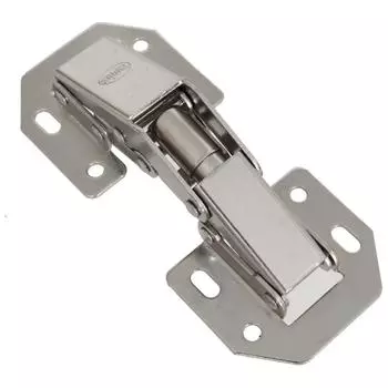 Петля быстрого монтажа Amig 15 44x100 мм сталь цвет никель