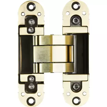 Петля дверная скрытая 120x30x30 мм ЦАМ цвет бронза