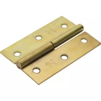 Петля мебельная карточная съёмная левая Amig 540 60x40 мм сталь цвет золото