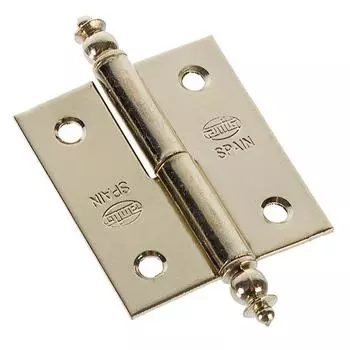 Петля мебельная карточная съёмная правая Amig 541 40x36 мм сталь цвет золото