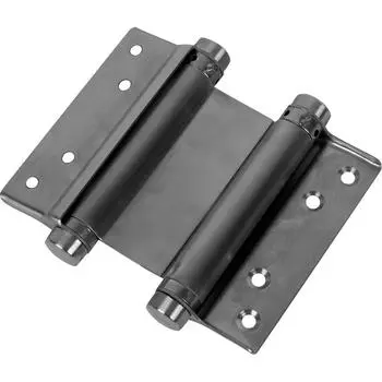 Петля пружинная DAS SS 201-4" 100 мм сталь цвет матовый никель