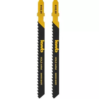 Пилка для электролобзика по дереву KWB 610220 110 мм, 2 шт.