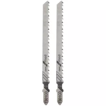 Пилка для лобзика по дереву Kranz T301CD быстрый рез, 2 шт.