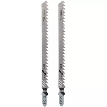 Пилка для лобзика по дереву Kranz KR-92-0314 быстрый рез, 2 шт.