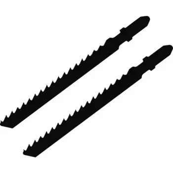 Пилка для лобзика по дереву KWB TE111D быстрый рез, 2 шт.