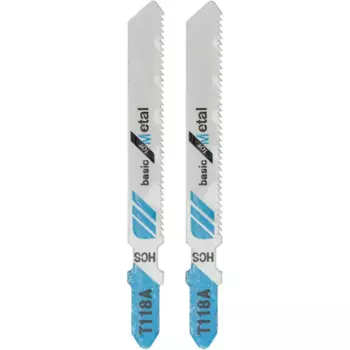 Пилка для лобзика по металлу Kranz T118A быстрый рез, 2 шт.