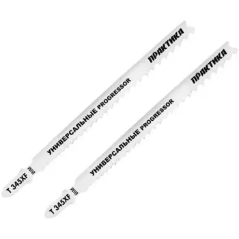 Пилка для лобзика универсальная Практика 038-739 T345XF, 2 шт.