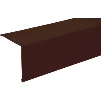 Планка для наружных углов 115x115 мм 2 м 0.45мм RAL 8017 Коричневый