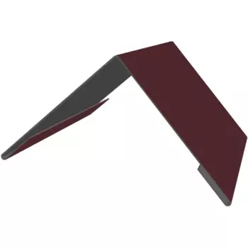 Планка для наружных углов 50x50 мм 2 м 0.4мм RAL 3005 Красный