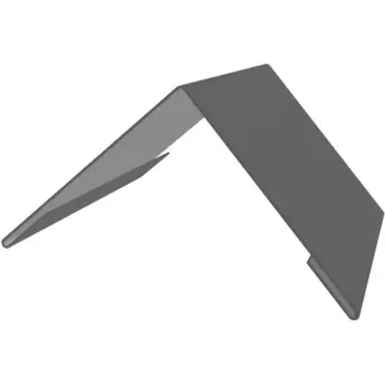 Планка для наружных углов 50x50 мм 2 м 0.4мм RAL 7024 Темно-серый