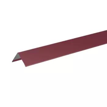 Планка для наружных углов 50x50 мм 2 м 0.4мм RAL 3005 Красный
