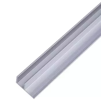 Планка для стеновой панели угловая 60x1.7x0.4 см алюминий