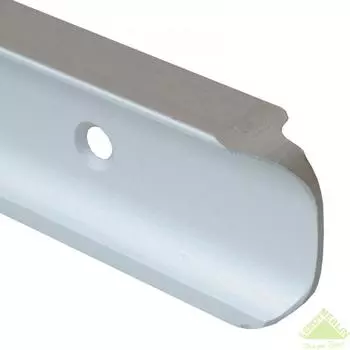 Планка угловая U-образная R9 60x2.8 см для столешницы 2.8 см цвет матовый хром