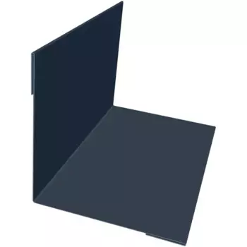 Планка для внутренних углов 50x50 мм 2 м 0.4 мм RAL 7024 серый