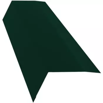 Планка карнизная 100x65 мм 2 м 0.4 мм RAL 6005 зеленый