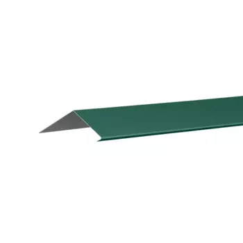 Планка карнизная 100x65 мм 2 м 0.4 мм цвет RAL 6005 зеленый