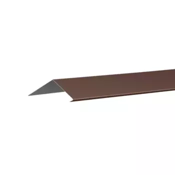 Планка карнизная 100x65 мм 2 м 0.4 мм RAL 8017 коричневый