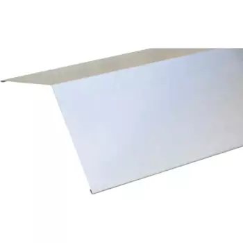 Конек плоский 193x193 мм 2 м 0.4 мм оцинкованный