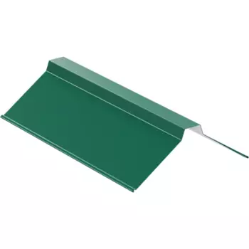 Планка конька плоского 30x115x2000 мм 0.4 мм RAL 6005 зеленый