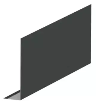 Планка лобовая 50x240 мм 0.45 мм темно-серый