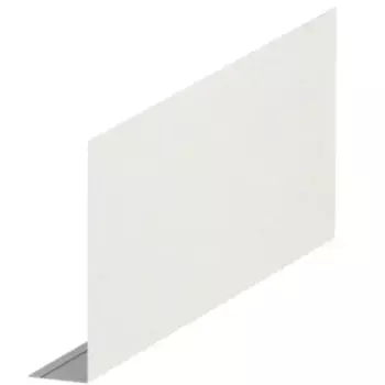 Планка лобовая 50x240 мм 0.54 мм белый