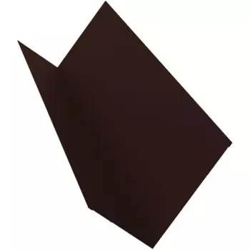 Планка примыкания верхняя 147x250 мм 2 м 0.4мм RAL 8017 Коричневый