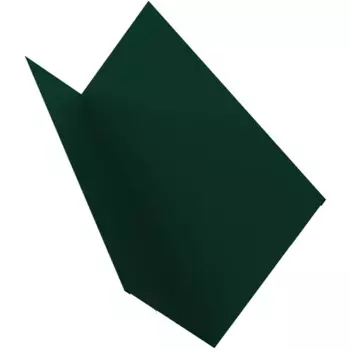 Планка примыкания верхняя 147x250 мм 2 м 0.4мм RAL 6005 Зеленый