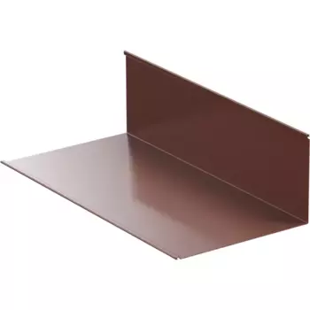 Планка примыкания верхняя 147x250x2000 мм 0.4 мм RAL 8017 коричневый