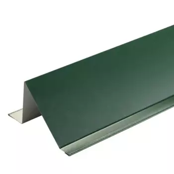 Снегозадержатель планка для металлической кровли 2 м 0.4мм RAL 6005 Зеленый