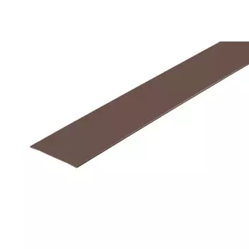Планка стыковочная 60x10мм 2м 0.4мм RAL8017 коричневый