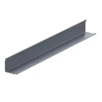 Планка угла внутренняя 50x50x1250 мм цвет темно-серый