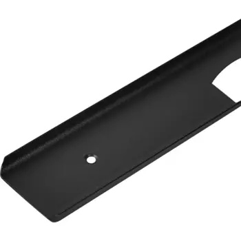 Планка угловая L-образная R5 60x3.8 см для столешницы 3.8 см цвет черный