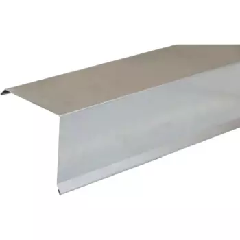 Планка ветровая для металлочерепицы 112x135 мм 2 м 0.4 мм оцинкованная