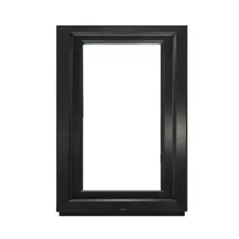 Пластиковое окно ПВХ Deceuninck одностворчатое 1200x800 мм (ВхШ) двухкамерный стеклопакет белый/антрацит