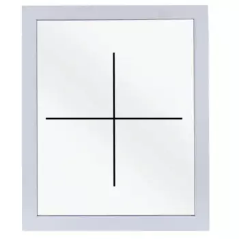 Пластиковое окно ПВХ Рехау 60 глухое 100/97.5x80 мм (ВхШ) стекло 4 мм белый (с двух сторон)