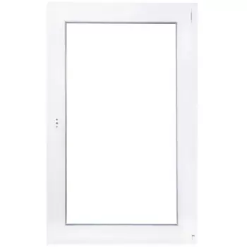 Пластиковое окно ПВХ Рехау 60 одностворчатое 120/117.5x80 мм (ВхШ) двухкамерный белый (с двух сторон)