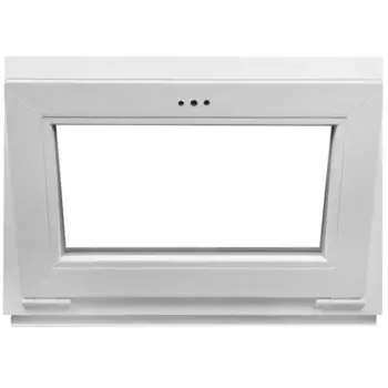 Пластиковое окно ПВХ Rehau 60 одностворчатое 67/64.5x87 мм (ВхШ) двухкамерный белый (с двух сторон)