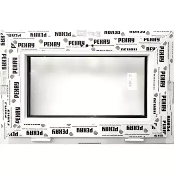 Пластиковое окно ПВХ Рехау Blitz 60 одностворчатое 47x70 см (ВхШ) однокамерный стеклопакет белый (с двух сторон)