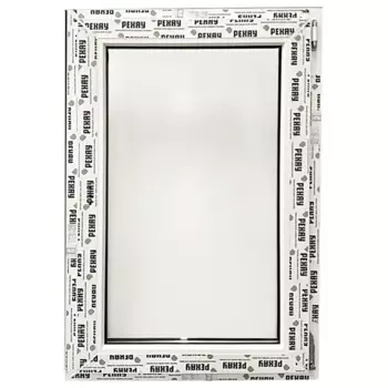 Пластиковое окно ПВХ Рехау Blitz 60 одностворчатое 117x80 см (ВхШ) однокамерный стеклопакет белый (с двух сторон)