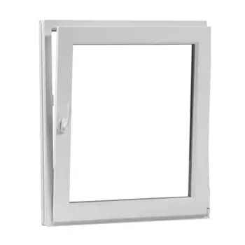 Пластиковое окно ПВХ Рехау одностворчатое 530x500 мм (ВxШ) правая створка поворотная однокамерный стеклопакет цвет белый