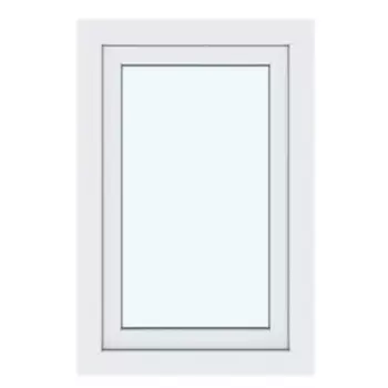 Пластиковое окно ПВХ Rehau одностворчатое 560x410 мм (ВхШ) однокамерный стеклопакет белый (с двух сторон)