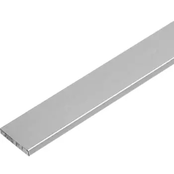 Пластина 10x2x2000 мм алюминий цвет серебро