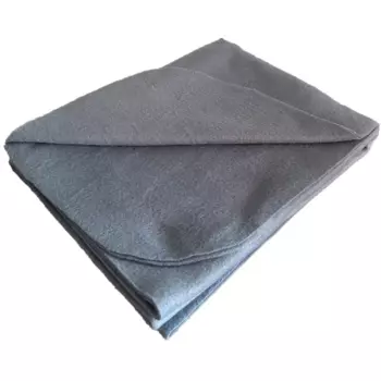 Плед 110x150 см флис цвет синий