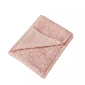 Плед 150x200 см букле цвет розовый