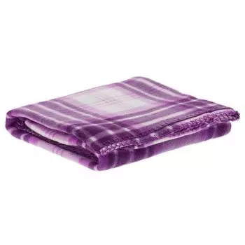 Плед «Basic» 130х170 см флис цвет фиолетовый