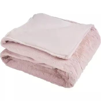 Плед Enalie Bohemai 5 200x220 см велсофт цвет светло-розовый