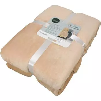 Плед Flamingo 200x220 см микрофибра цвет бежевый