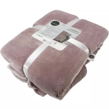 Плед Flamingo 200x220 см микрофибра цвет пыльная роза